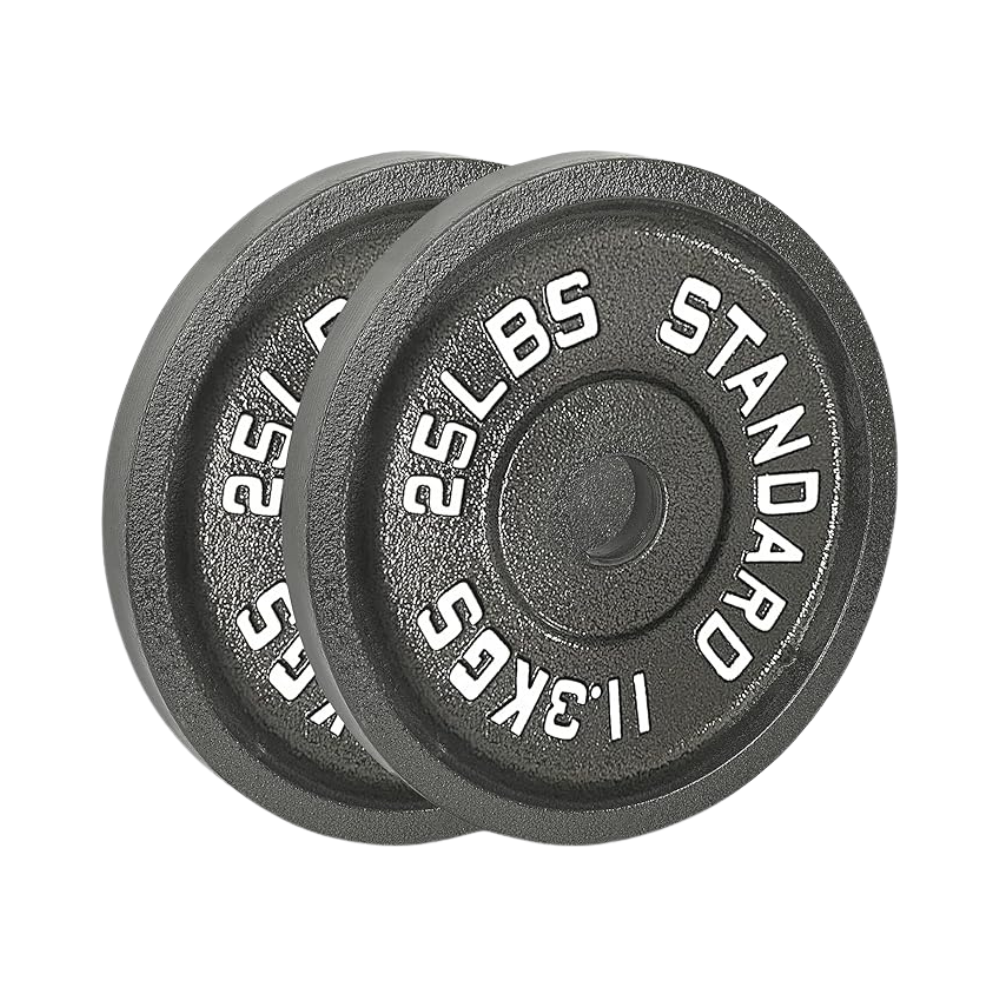 Classic Cast Iron Olympic Weight Plates- Pair
